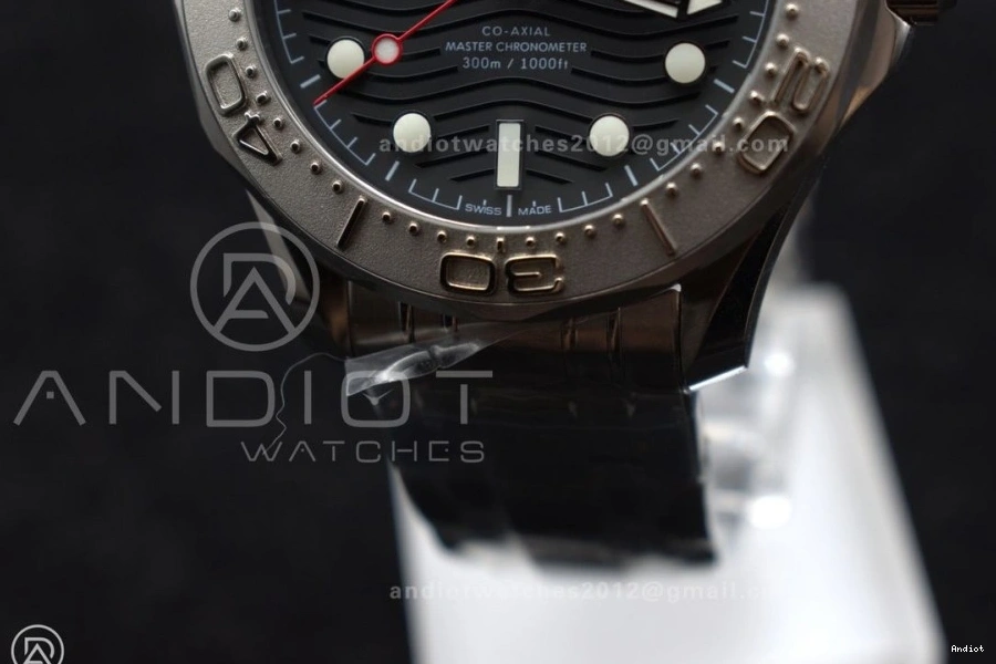 Dial Black Bracelet 1:1 Seamaster Diver A8806 Nekton SS VSF Best on Edition 300M 1218